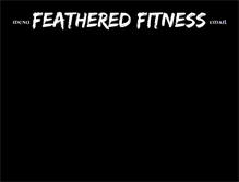 Tablet Screenshot of featheredfit.com